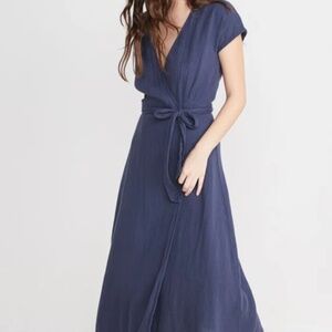 Marine Layer Maddie Gauze Wrap Dress